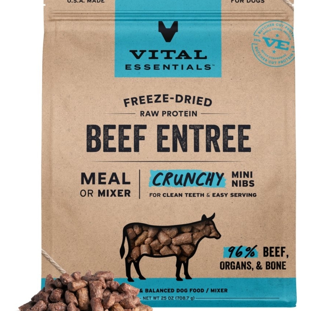 Vital Essentials Beef Entree Crunchy Mini Nibs